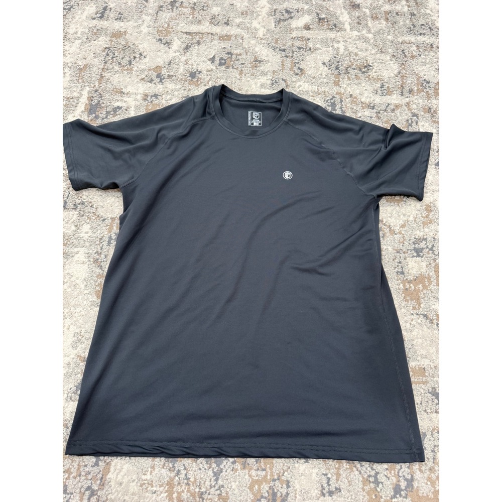 Born Primitive Mens Black Performance Training T-Shirt Short Sleeve Raglan L